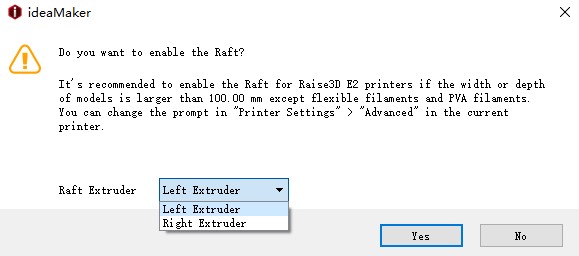 Raft Extruder