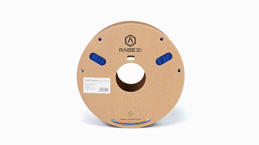 Raise3D Hyper Speed PLA Filament Blue - Front