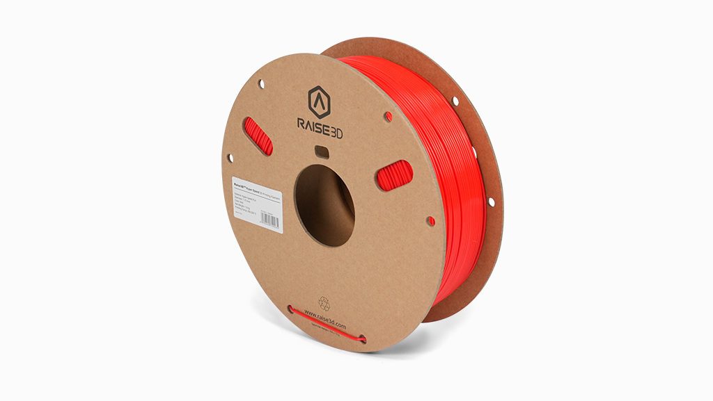 Raise3D Hyper Speed PLA Filament Red - Side