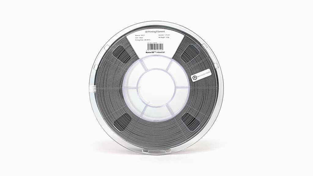 Raise3D Industrial PPA CF Filament Black - Front