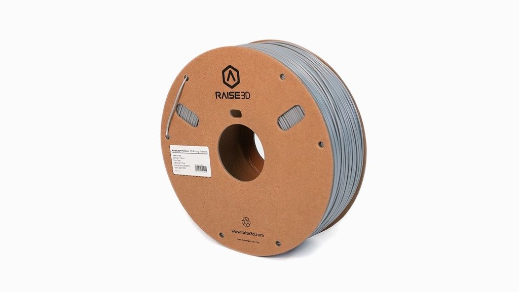 Raise3D Premium ABS Filament Gray - Side