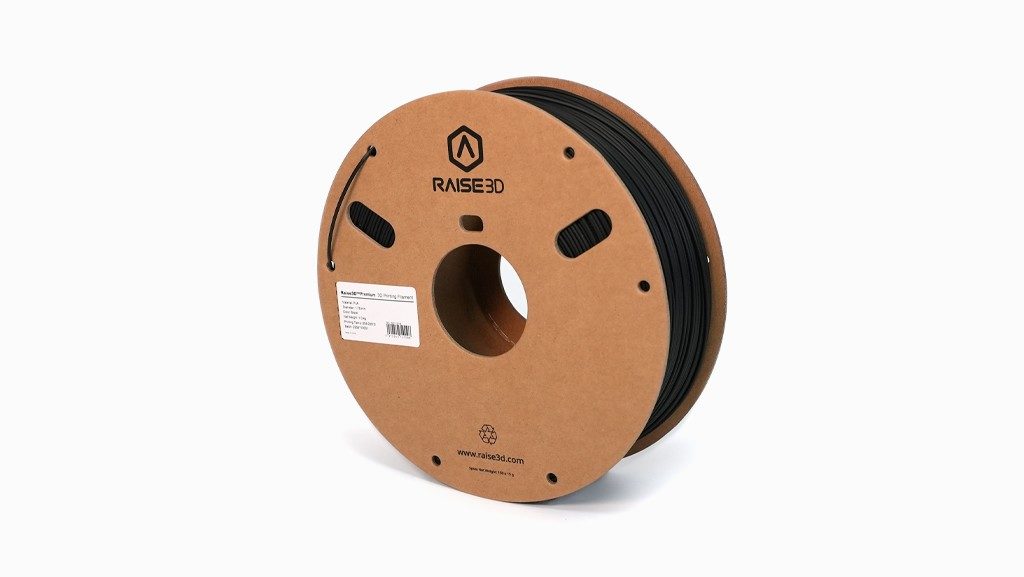 Raise3D Premium PLA Filament Black - Side