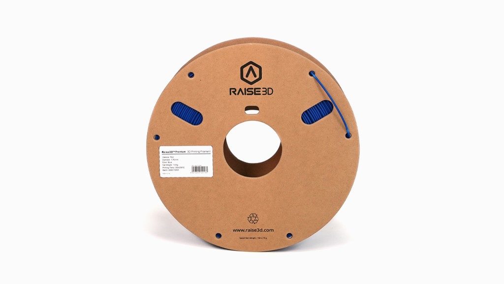 Raise3D Premium PLA Filament Blue - Front