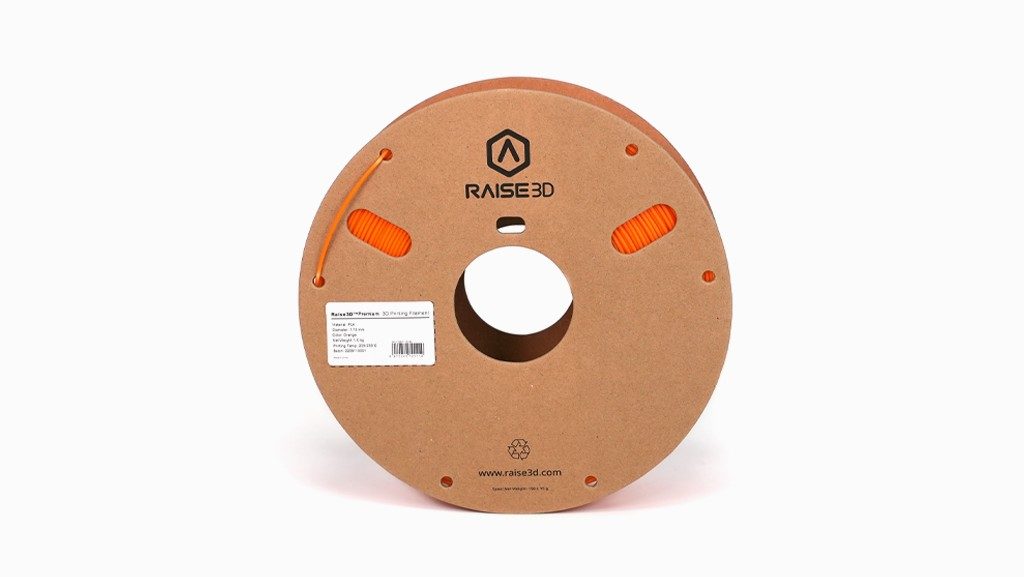 Raise3D Premium PLA Filament Orange - Front