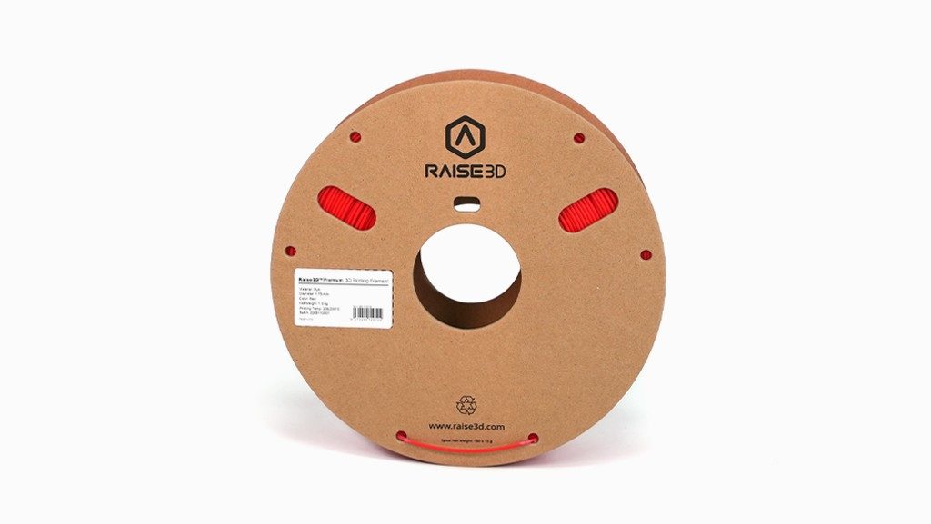 Raise3D Premium PLA Filament Red - Front