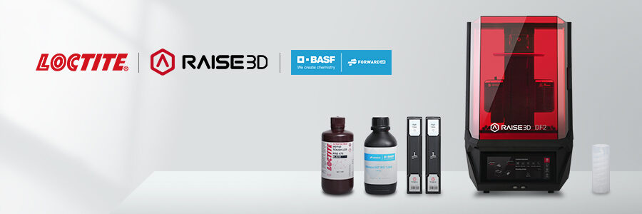 Raise3D Now Shipping Five New High-Performance Resins for the DF2 Resin DLP 3D Printing Solution