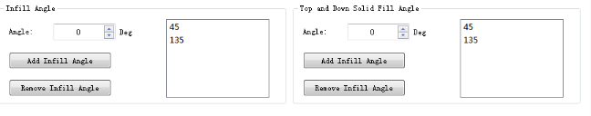 option to set interlaced infill angle