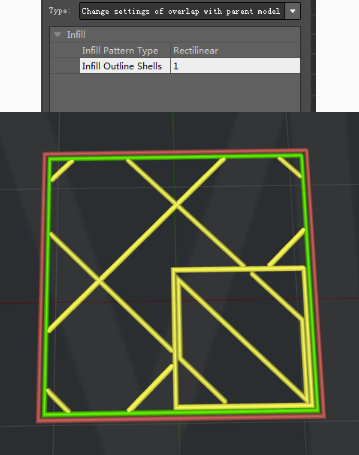 1 Outline shell added to infill