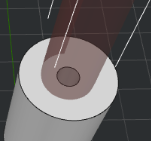 Intersecting model to identify modifier area