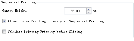 Sequential Printing options