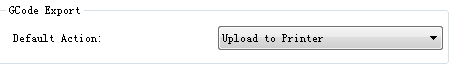 GCode Export options