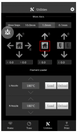 Pro2 Series Z Axis Home Tab